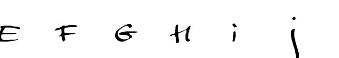 MarkerScript Font LOWERCASE