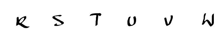MarkerScript Font LOWERCASE