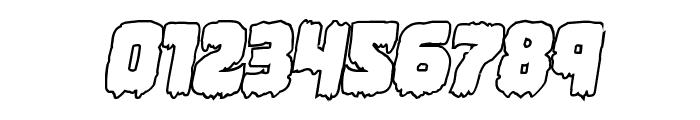 Marsh Thing Outline Italic Font OTHER CHARS