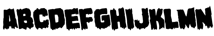 Marsh Thing Rotated Font LOWERCASE