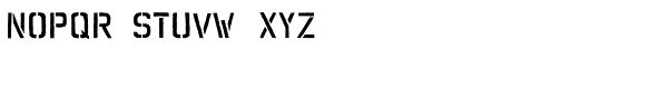 Marshrut Font LOWERCASE
