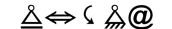 Martin Vogel's Symbols Font OTHER CHARS