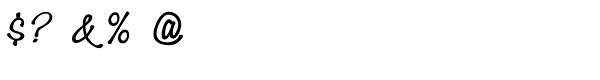Martini Script Fat Font OTHER CHARS