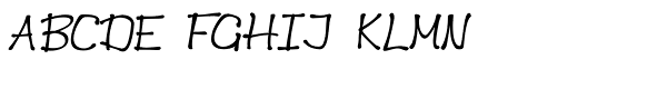 Martini Script Fat Font UPPERCASE