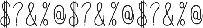 Marvellous Serif otf (400) Font OTHER CHARS