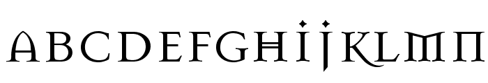 Mason Regular Font LOWERCASE