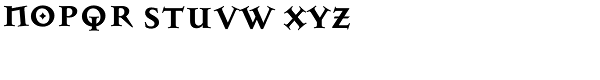 Mason Serif Alt Bold Font LOWERCASE