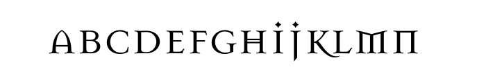 Mason Serif Regular OT Font LOWERCASE
