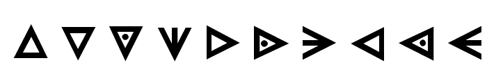 Masonic Cipher & Symbols Font OTHER CHARS