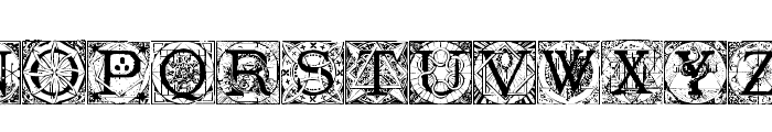 MasonicTattegrain Font UPPERCASE