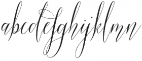 Mastura script Regular otf (400) Font LOWERCASE