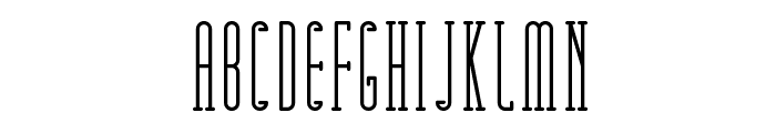 Matchbook Serif Font UPPERCASE