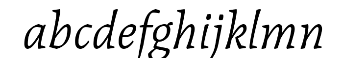 Mate Italic Font LOWERCASE