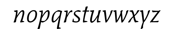 Mate Italic Font LOWERCASE