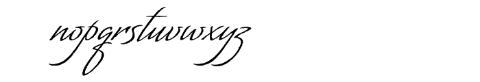 Matogrosso Script OT Font LOWERCASE