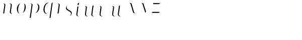 Matrix II Hilite Italic Lin Font LOWERCASE