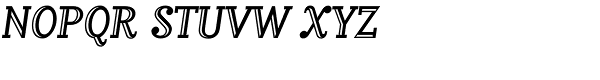 Matrix II Inline Script Font UPPERCASE