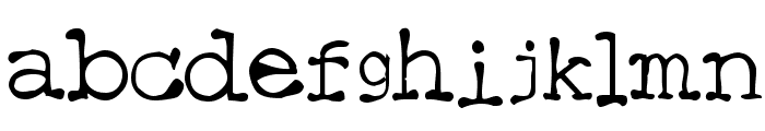 Mattfont  Oblique Font LOWERCASE