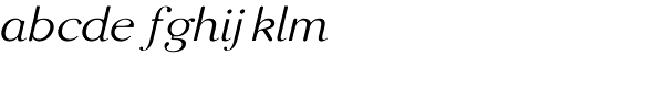Matula Italic Font LOWERCASE