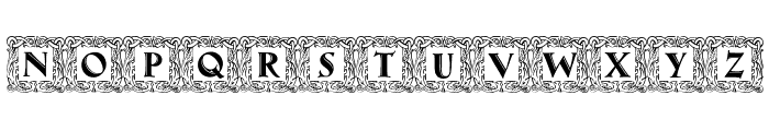 Maximilian Antiqua Initialen Regular Font UPPERCASE