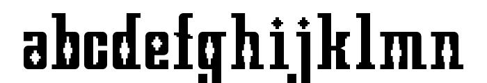 Mayan Square Font LOWERCASE