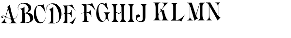 Mazarin Font UPPERCASE