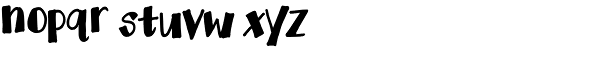 Mazi Black YOFF Font LOWERCASE