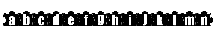mashy-Jigsaw Font LOWERCASE