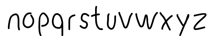 MBChickenScratch Font LOWERCASE