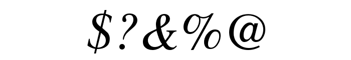 MEAN 26 Italic Font OTHER CHARS