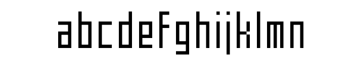 Mecha Condensed Regular Font LOWERCASE