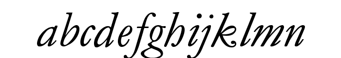 MediaevalItalique Font LOWERCASE