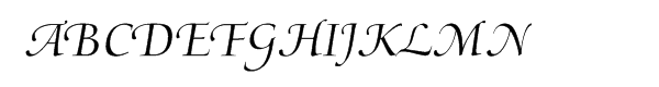 Medici Script™ Font UPPERCASE