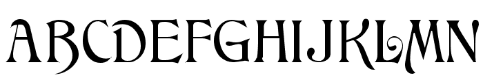 Medieval English Normal Font UPPERCASE