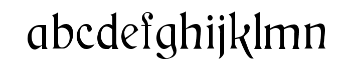 Medieval English Normal Font LOWERCASE