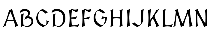 Medieval Sharp Font UPPERCASE