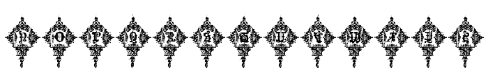 Medieval Sorcerer Ornamental Font UPPERCASE