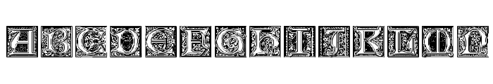 Medieval Victoriana No1 Font UPPERCASE