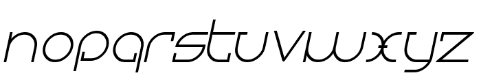 Megalomania Italic Font LOWERCASE