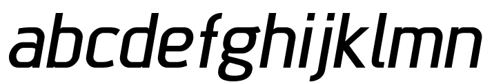 Megi Sans Italic Font LOWERCASE