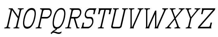 MekanusADFStd-Italic Font UPPERCASE