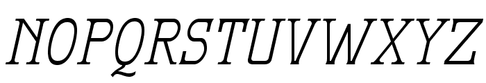 MekanusADFTitlingStd-Italic Font UPPERCASE