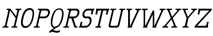 MekanusADFTitlingStd-Italic Font LOWERCASE