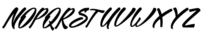 Mekar Script free Font UPPERCASE