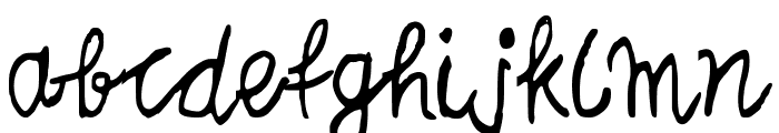 Melchior_Handwritten Medium Font LOWERCASE