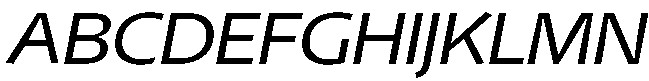 Mellnik Light Italic Sample