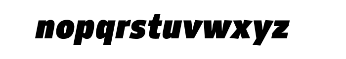 Mellnik Text Heavy Italic Cyrillic + Western OT Font LOWERCASE