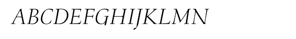Menhart™ Display Italic Font UPPERCASE