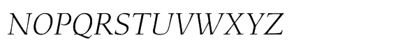 Menhart™ Std Display Italic Font UPPERCASE