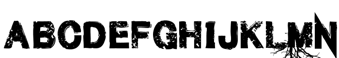 MenofNihilist-Regular Font UPPERCASE